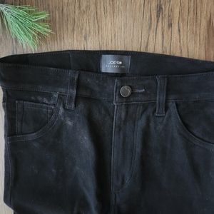 JOE'S Lamb Suede Black Wasteland Leather Skinny